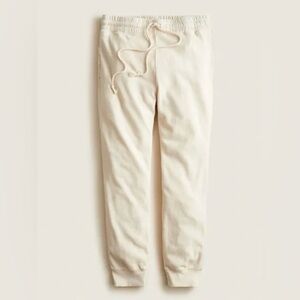 J. Crew Magic Rinse Jogger Pant in Dusty Ivory Size S